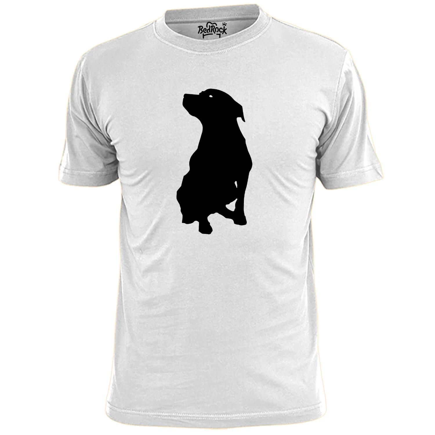Mens Rottweiler Dog Silhouette T shirt Pets Pooch Animals 4XL