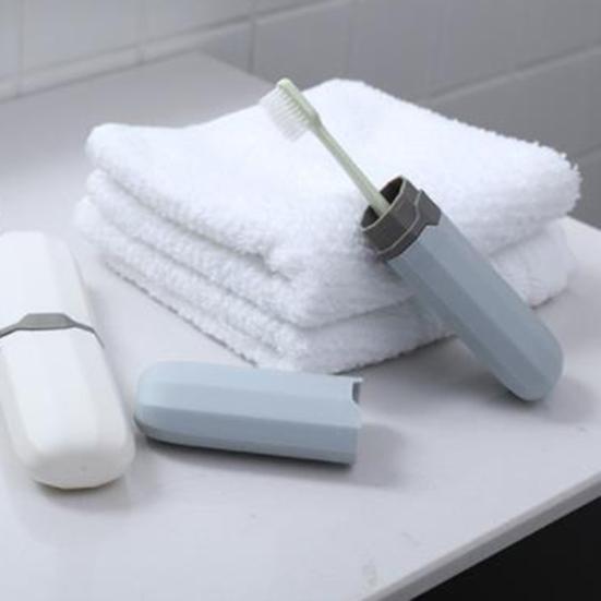 Portatile da Viaggio Spazzolino Dentifricio Scatola Contenitore Custodia Posate Portapenne