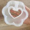 Silicone Resin Molds Charm Heart Small Vases Moulds Home Decors Craft Mold Making Small Vase Perfect for Plant Lovers