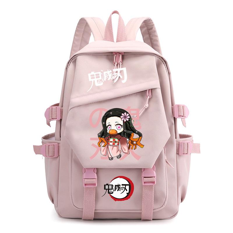 Japan Cartoon Comics Demon Slayer Instagram Backpack, Japanese Retro Style, Large Capacity Student Backpack 0016 KTB