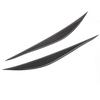 2pcs Real Carbon Fiber Headlight Eyebrow Cover Trim Fit 13-17 BMW 3 Series F30