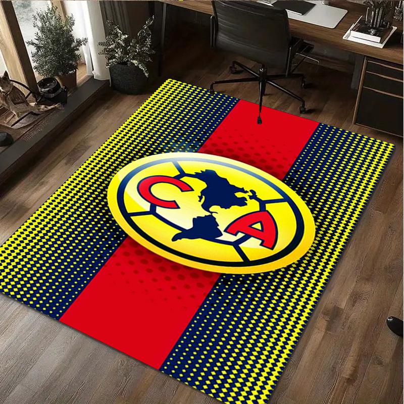 1 Stück Club America Teppich - Heimteppich Büro Dekorativer Teppich Für Wohnzimmer Schlafzimmer Fußmatte Bodenteppich Computerstuhl Bereichsteppich
