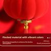 Red Color Chinese Red Lantern Plush Material Bonsai Pendant Decoration  Spring Festival