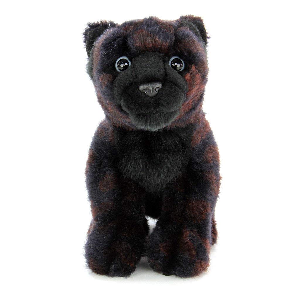 Carolata Black Panther Plush Toy Animal Realistic Animal Toy Doll Gift Present Birthday Christmas Present (Baby/Real Family/Soft Touch) (Twice Tested)