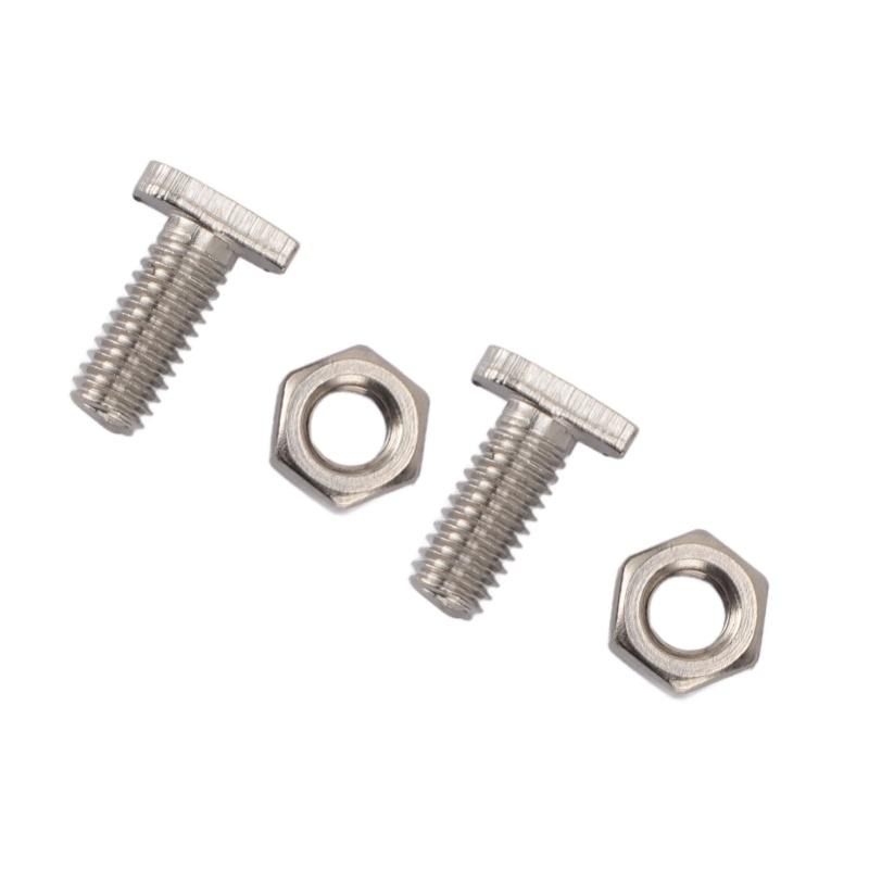 50 Stück Gewächshaus Schrauben Muttern Set Edelstahl M6X14 Schrauben Und M6 Sechskantmuttern Für Außenpflanzen Gartenbau
