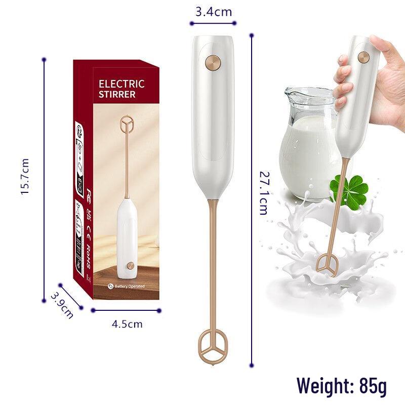 ZISIZ Electric Handheld Milk Frother & Egg Beater