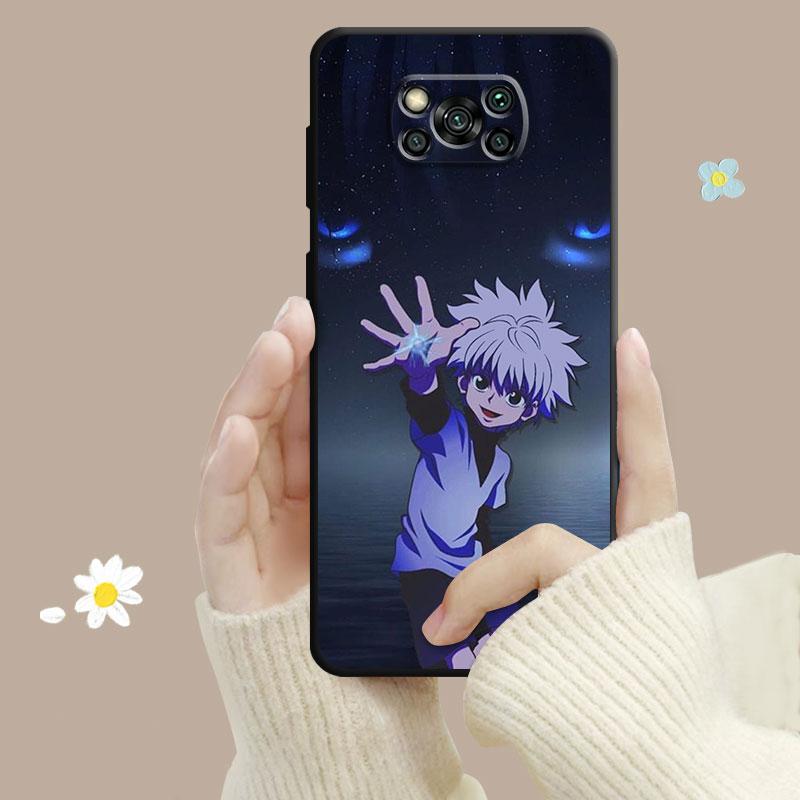 Hunter ×Hunter Killua Zoldyck For Xiaomi Poco X3 Nfc X4pro X5 M3 For Mi 12 13 11 10 10t 8 Note10 Lite 11ultra 11t Pro F1 Cover
