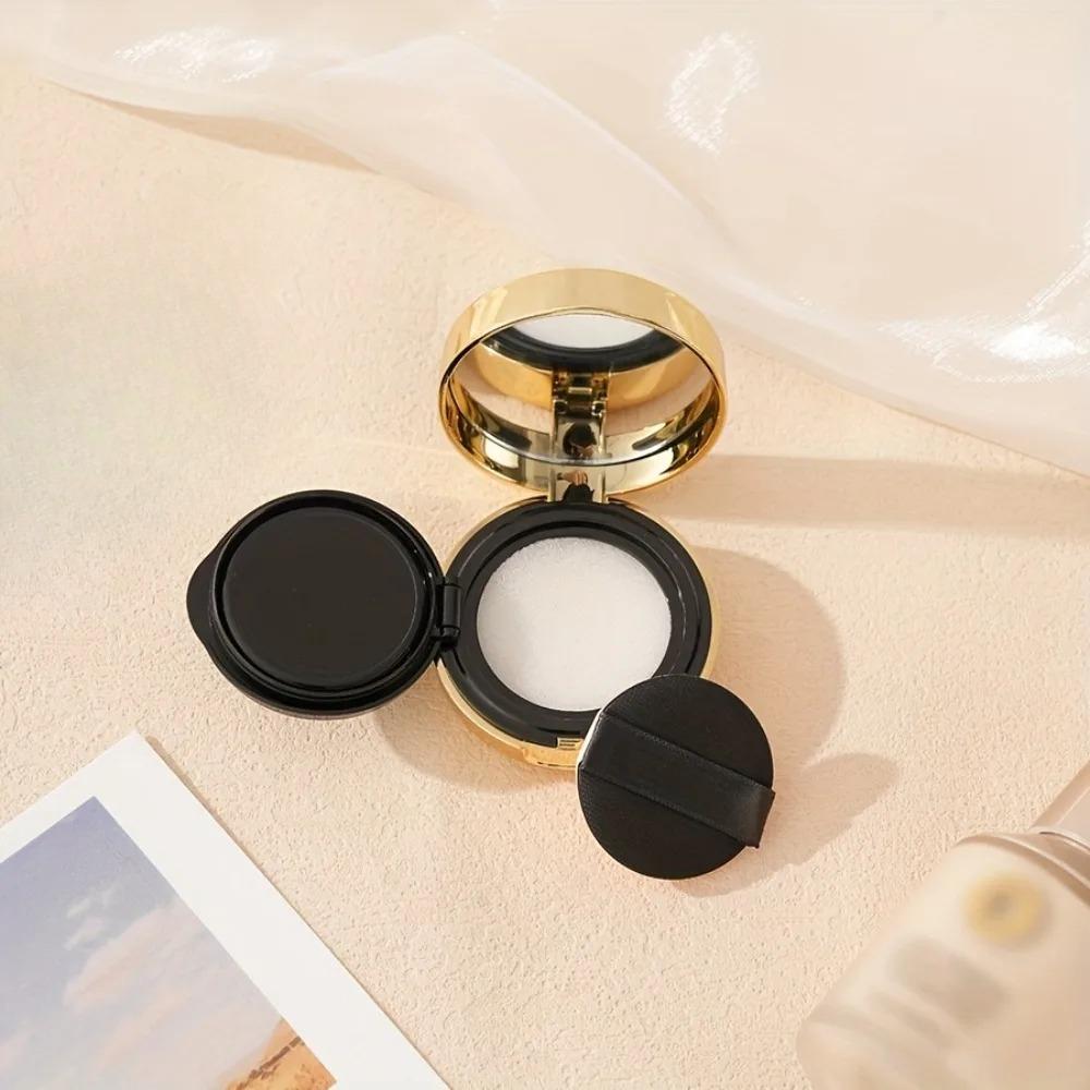 Portable Mini Air Cushion Case Cute Empty Puff Box Portable Mirror for Bb Cream Cosmetic Makeup DIY Case Container with Sponge