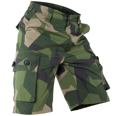 Taktiske shorts for menn med flere lommer, uformelle slitesterke cargoshorts for utendørs fotturer og trekking, sommerlige utendørs aktive shorts