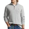 Polo Half-Zip Casual Pattern Embroidered Long Sleeve Sweatshirt Men Sweatshirt 710857073-011