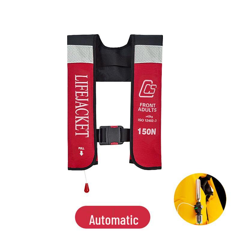 UOSU Portable Adult Automatic Inflatable Life Vest Universal Adult