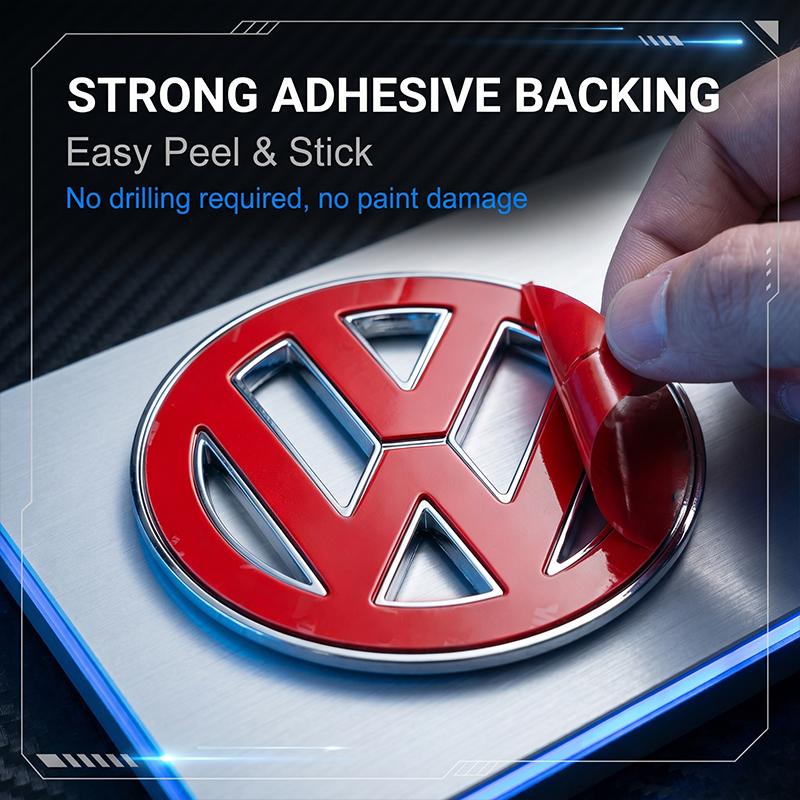 Car Steering Wheel Sticker Badge Decoration Auto Accessories For VW Golf 3 4 MK3 MK4 Passat 3BG Polo 6N 9N Bora Vento zr1
