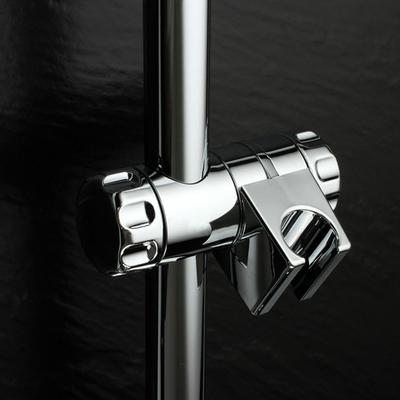 Duschkopfhalter Badezimmer Duschschienenhalterung Universal Handbrause Verstellbares Badezimmerzubehör Schlauchaufsteller Schieber Klemmsockel