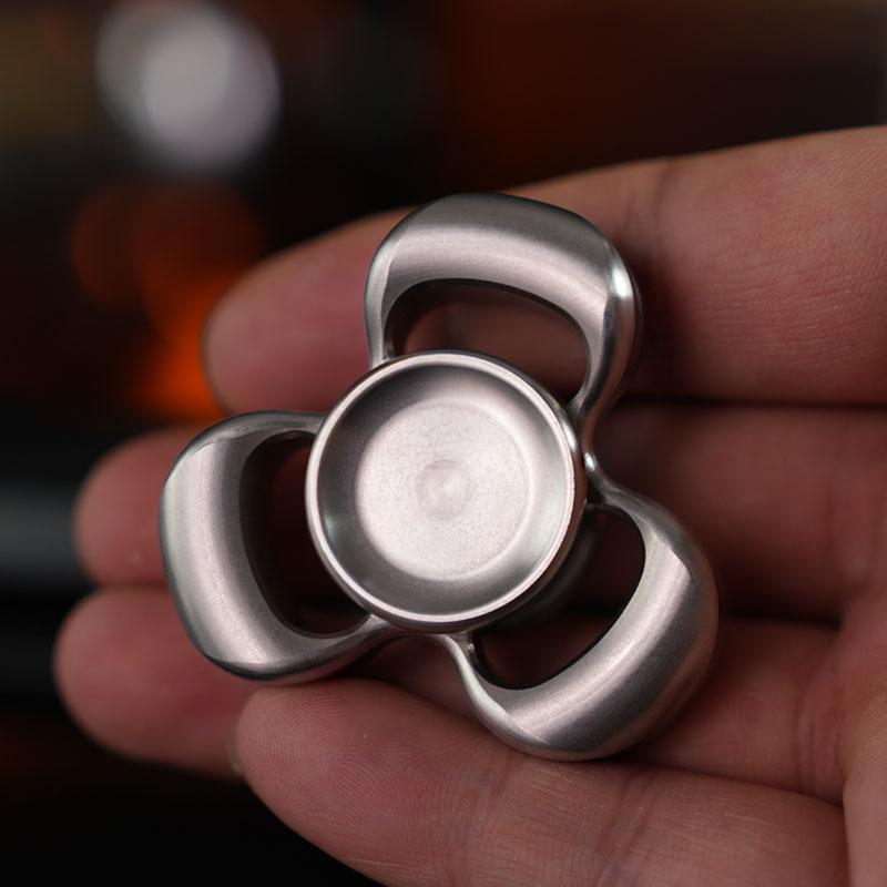 Fidget Hand Spinner Roller Stainless Steel Metal Fingertip Spinning Top Tip Gyro Edc Relieve Stress Reducing Toys Anti Anxiety