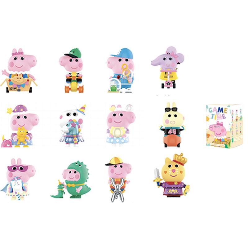 POP MART Piglet Peppa Pig Playtime Collection Blind Box Products, Single Mystery Box