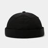 LDSLYJR Four Seasons Polyester Solid Docker Cap Brimless Hat Skullies Beanie Hats Landlord Sailor Cap Men and Women 30