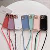 Crossbody lanyard Plating Case For Honor 400 Lite Soft TPU Lens protection Shockproof Cover For Honor 400 Pro 200 Smart 90 Lite