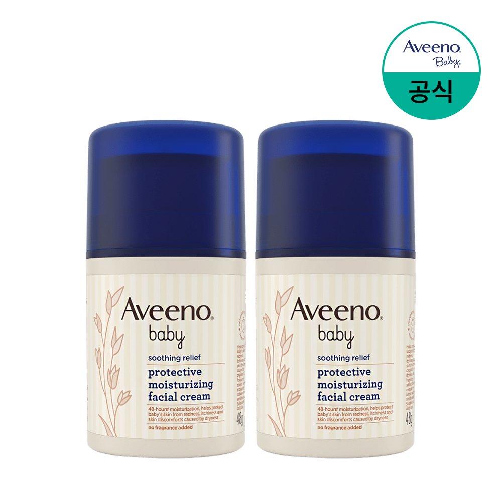 

[Aveeno Baby] Soothing Relief Protective Facial Cream 48g x2