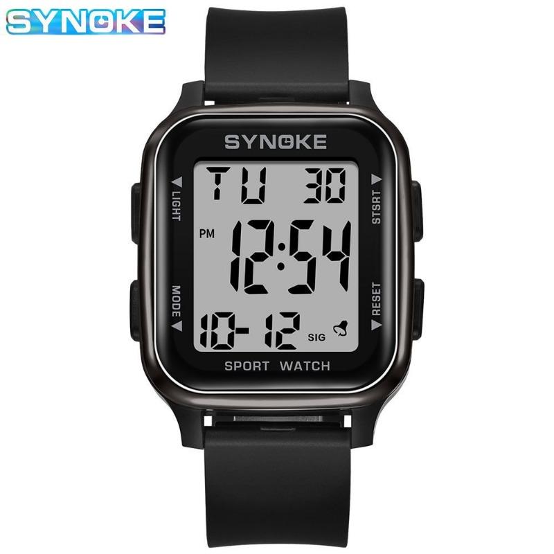 Top Brand Neu Mode Multifunktional Quadratisch Studenten Elektronische Uhr Outdoor Sport Wasserdicht Herrenuhr