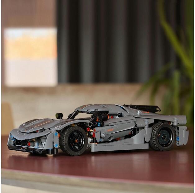 LEGO Technic 42173 Grauer Hypercar Koenigsegg Jesko Absolut