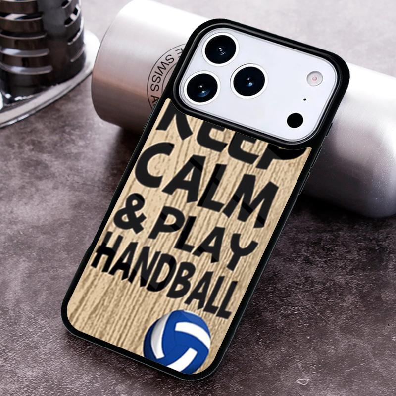 Handball Sport Phone Case for iPhone 17 16 15 Pro Max Air 14 13 12 11 Plus Shockproof Cover