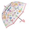 Transparent Long Handle Umbrella Easy Grip Hook Kids Umbrella Lightweight Dome Umbrella  Children