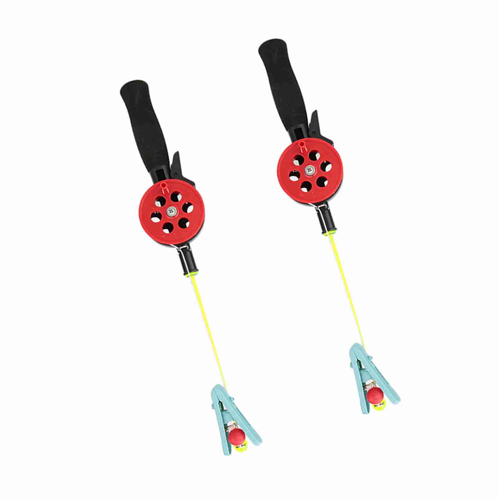 

2 шт. Удочка для ловли крабов, удочка для подледной рыбалки с зажимом для креветок, аксессуары, случайный цвет