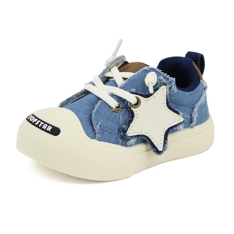 Корейская версия Laughing Classmates Детская парусиновая обувь для мальчиков и девочек — фото 7