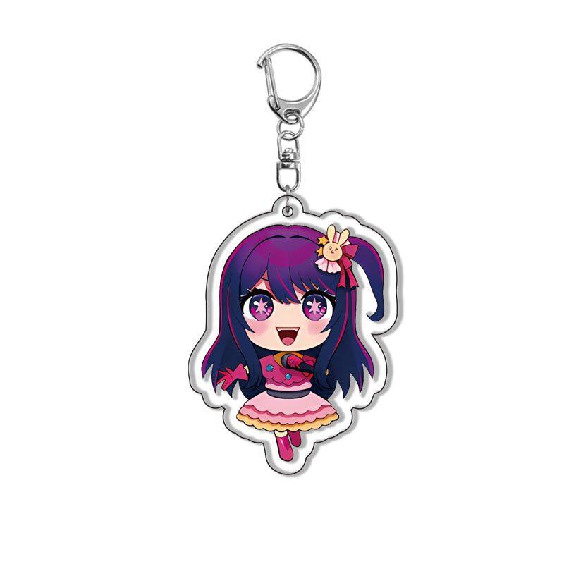 

Anime Acrylic Keychain My Hero Academia Star Child Hoshino Ai Hoshino Ruby Cartoon Pattern Pendant for Fans Collection Gift 5.5CM