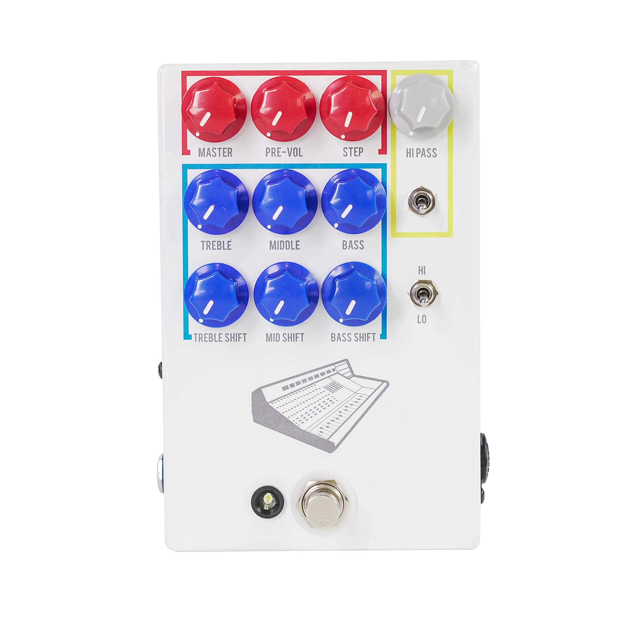 

JHS Pedals Effector Preamp Color Box V2 [] білий
