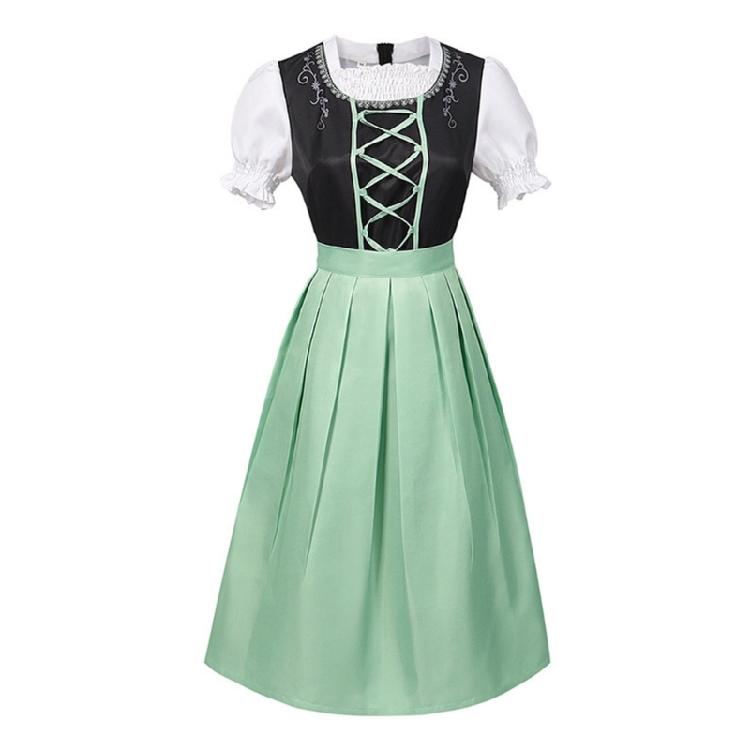 Set Costume Bavarese Tedesco Oktoberfest per Donne Adulte, Vestiti Dirndl Costume da Birra per Halloween e Carnevale del Festival della Birra