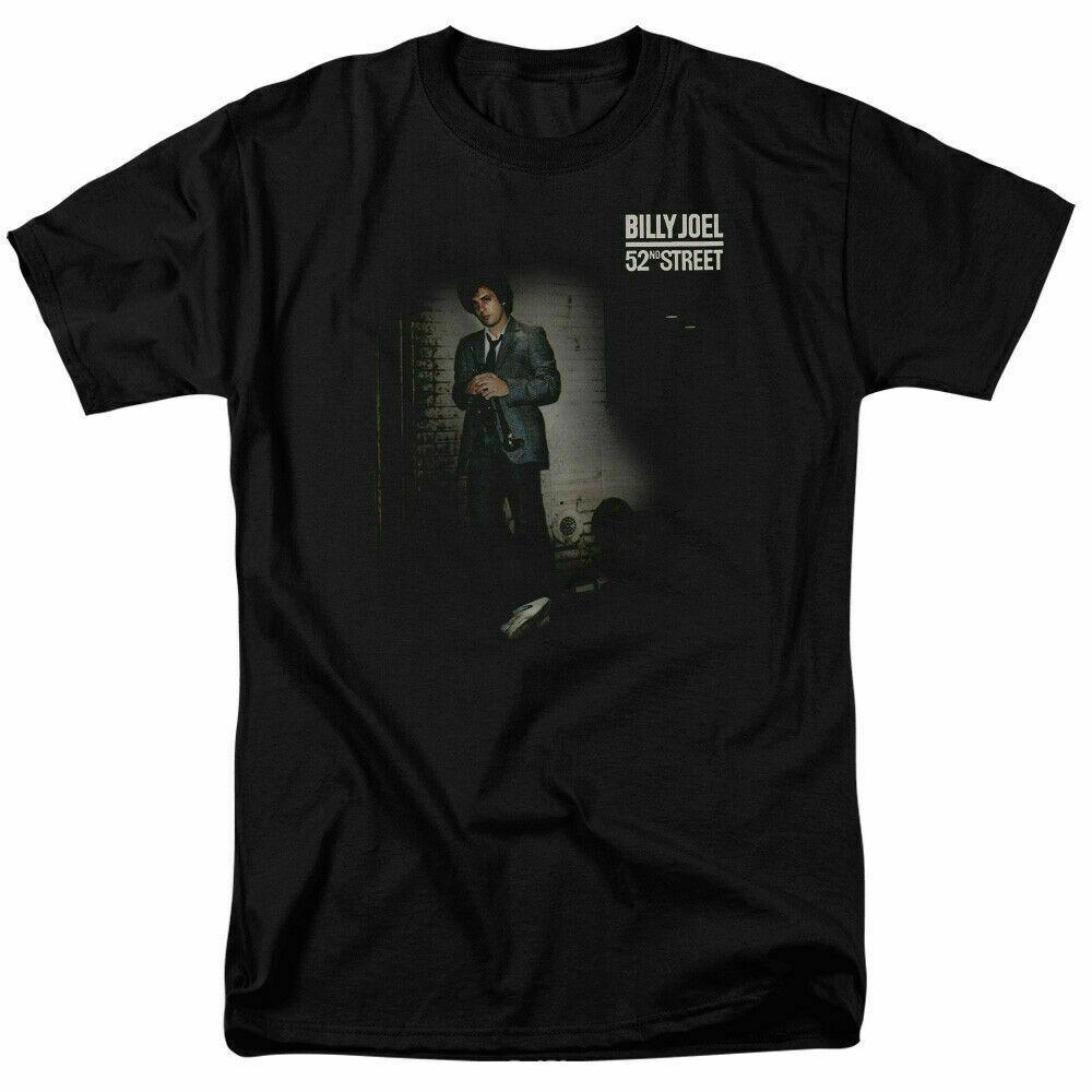 

Billy Joel 52nd Street T Shirt Officially Licensed Rock Band Merch Tee Black S