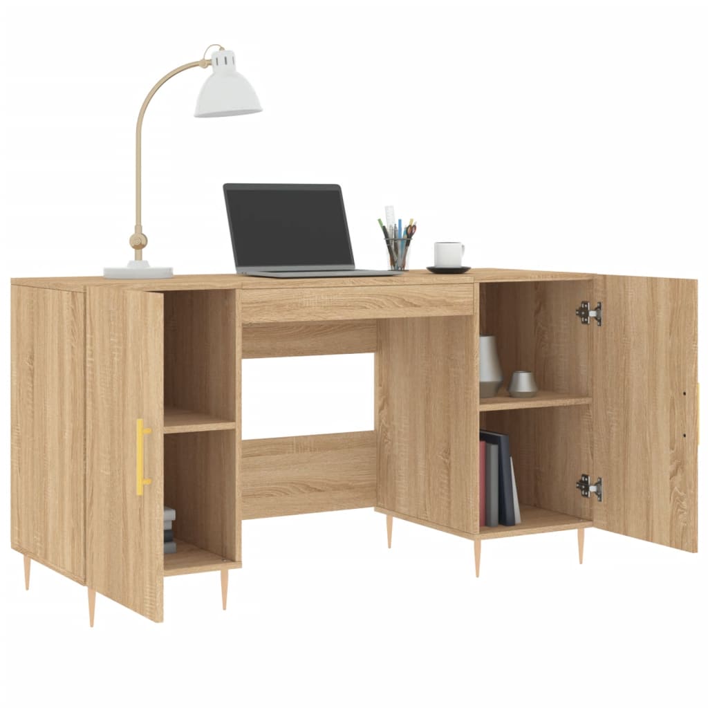 Desk Sonoma Oak 140x50x75 cm Particleboard