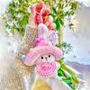 Colorful Delightful Plush Mushroom Keychain Adorable Fairy Bag Accessory For Kids