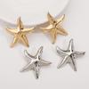Trendy Oceanic Starfish Earrings High Quality Metal Jewelry Comfortable Daily Wear Marine themed Ear Accessories