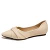 Flat shoes women's pointed head shallow mouth soft sole spring single shoes versatile soft leather pregnant women ladyshoes 833-6 comfortable versatil
