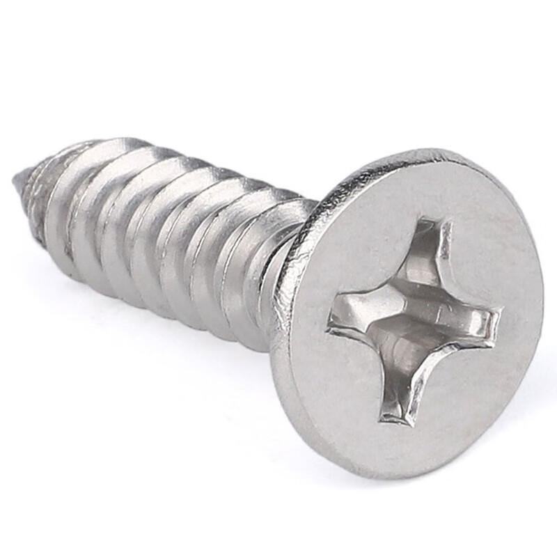 Bing Yu 304 Stainless Steel Phillips Countersunk Self-Tapping Screws