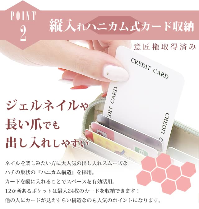 Linle Women's Bifold Long Wallet with Flap, Garcon Brand, Large Capacity, Easy to Use, Holds a Lot