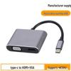 USB-C To HDMI & VGA Dual Display 4K Adapter