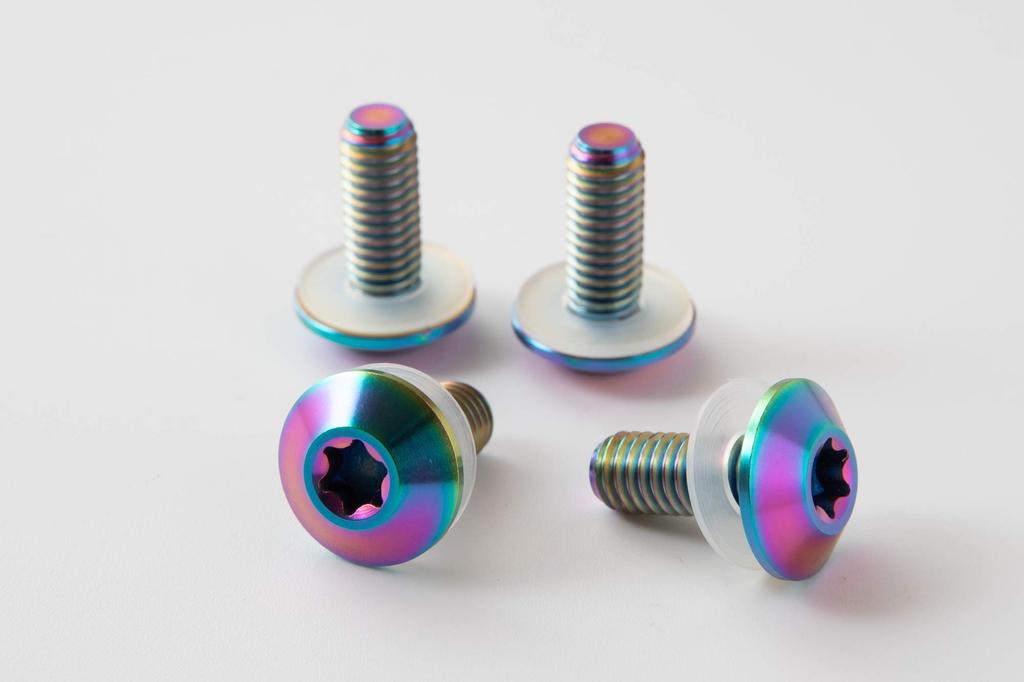 A.N.S M6 15mm Titanium License Plate Bolt
