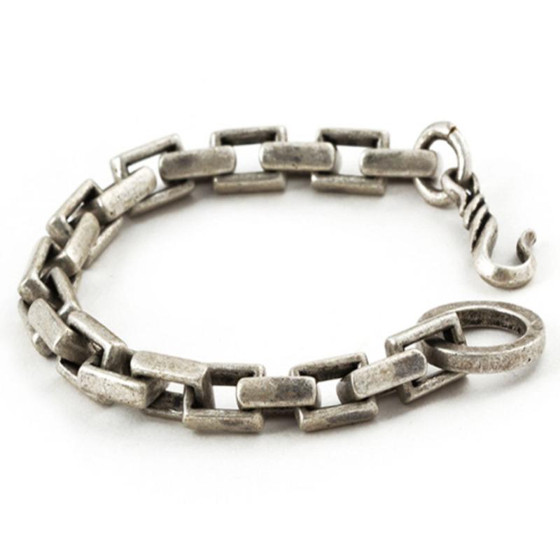 

SHOVEOFF SVB-#190 Квадратний ланцюговий браслет Silver_L 21