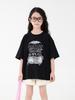 You Jia Meng Mädchen Baumwoll-Kurzarm-T-Shirt mit Aufdruck - Sommer Freizeitmode