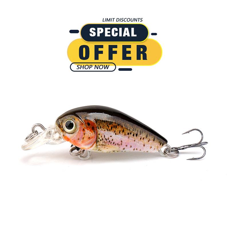 Limited Special Offer 3.6cm 3.6g Floating Wobblers for Pike Crankbaits Fishing Lure