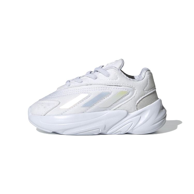 Adidas Originals Ozelia Sports Casual Non-Slip Wear-Resistant Low-Top Walking Shoes Baby Shoes White GW8127