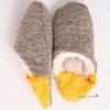 Indoor slippers that combine the best of both slippers and Fluffy slub tweed and sheepskin Size L A new type of room and Easy to wash when merippa