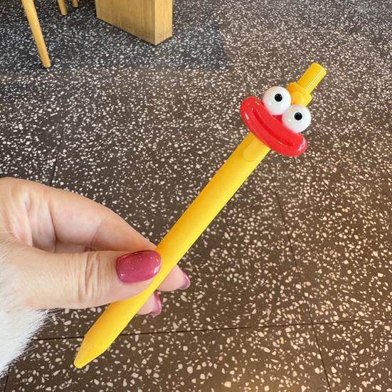 Large Mouth Ballpoint Pens Cartoon Gel Pen Cute Students Stationery Pen Fun