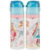 Skater Children's Stainless Steel Water Bottle 2-Way Direct Drinking 470ml Cup Drinking 430ml Expanding Sky PreCure Child-friendly Lightweight Type Gi