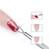 YIKOOLIN Stainless Steel Nail Cuticle Pusher Gel Nail Polish Remover Tool for Fingernails And Toenails Nail Art Care Accessory