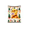 Flannel Throw Blanket 130150 cm Creative Print Soft Cozy for Bed, Sofa, Travel