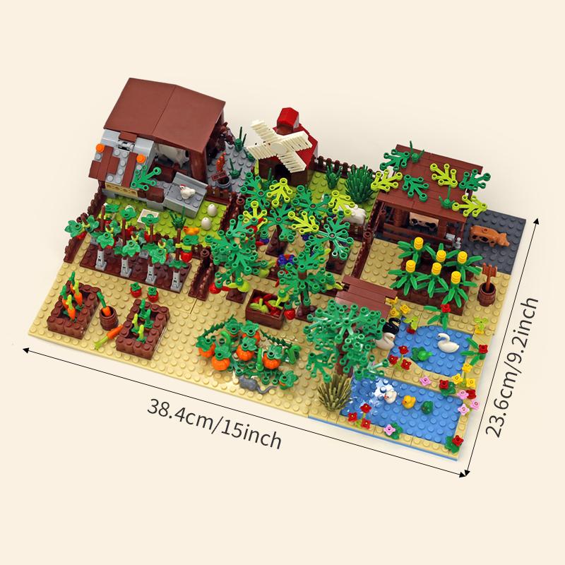 High-Standard Moc Farm Premium-Quality Animals Trees First-Class Plants High-Standard Construction-Set Premium-Quality Building-Bricks Play Sets